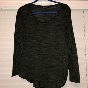 Long sleeve black tee